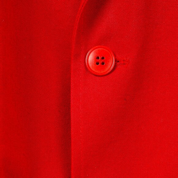 Band of Outsiders Red Cotton-Twill Tailored Blazer - Picture 7 of 9